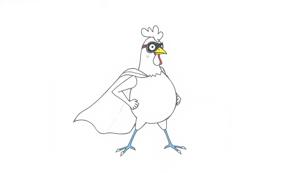 Chicken as a Superhero