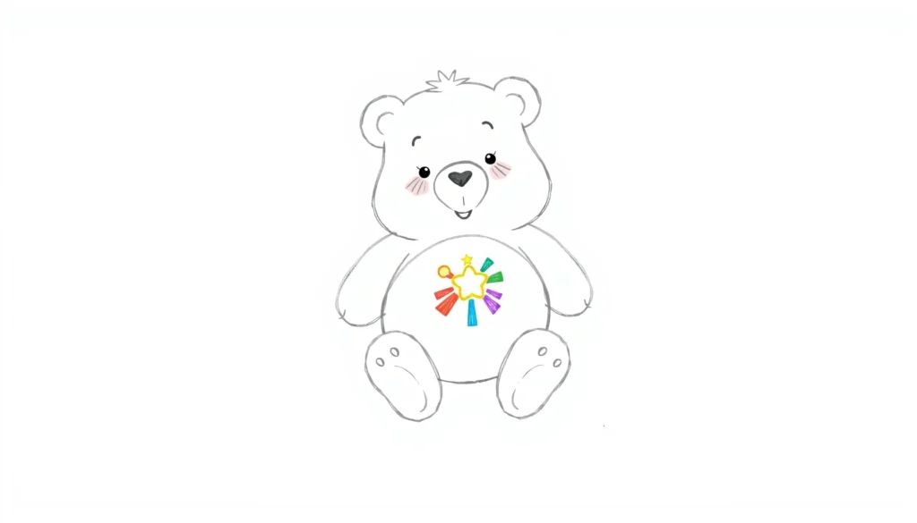 Care Bear The belly badge