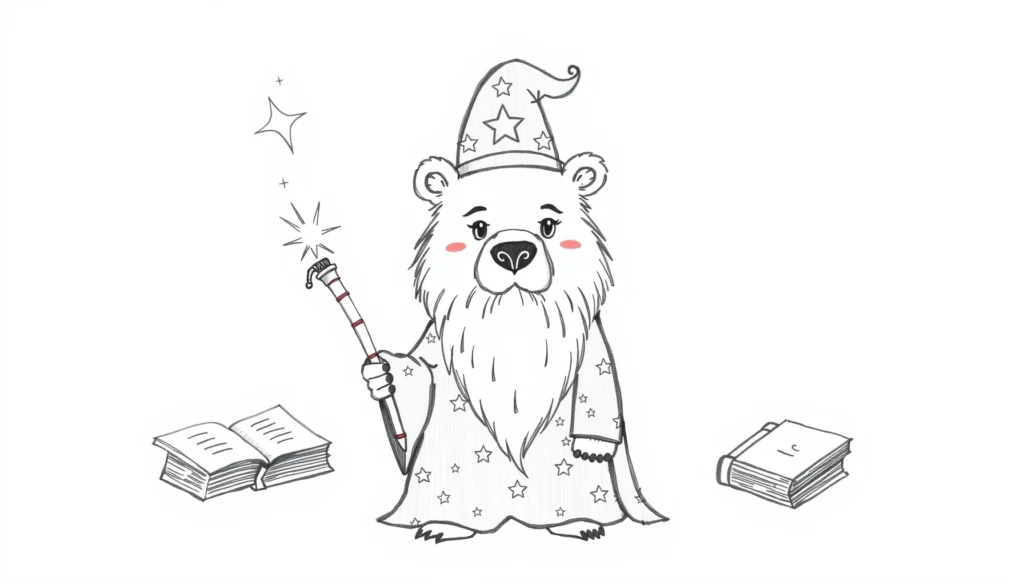 Draw Wizard Bear