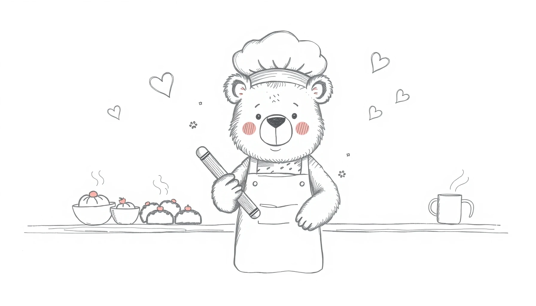 Draw Baker Bear