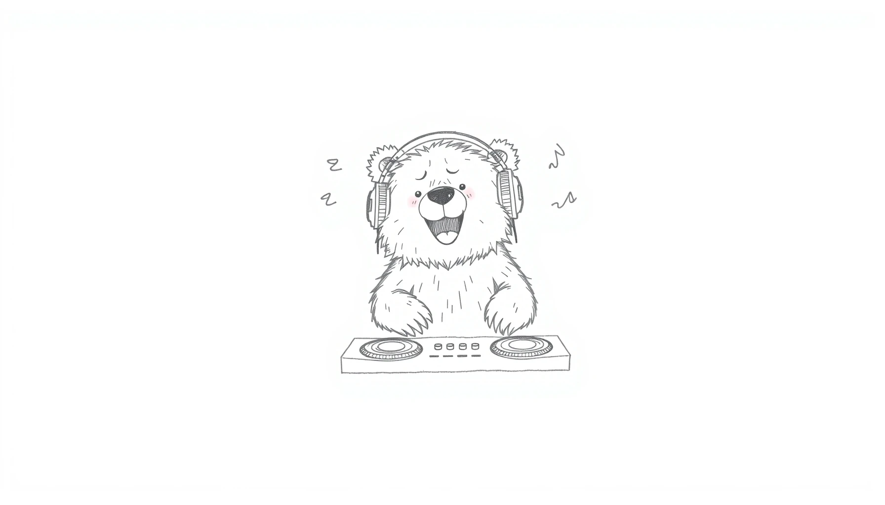 Draw DJ Bear