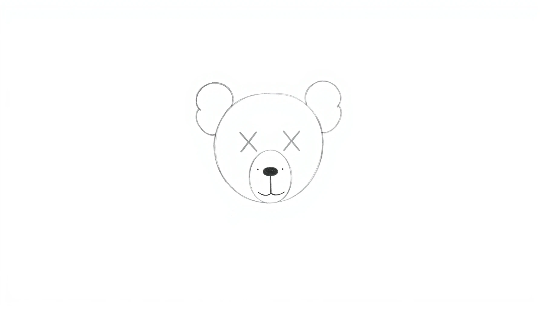 Draw Kaws Bear