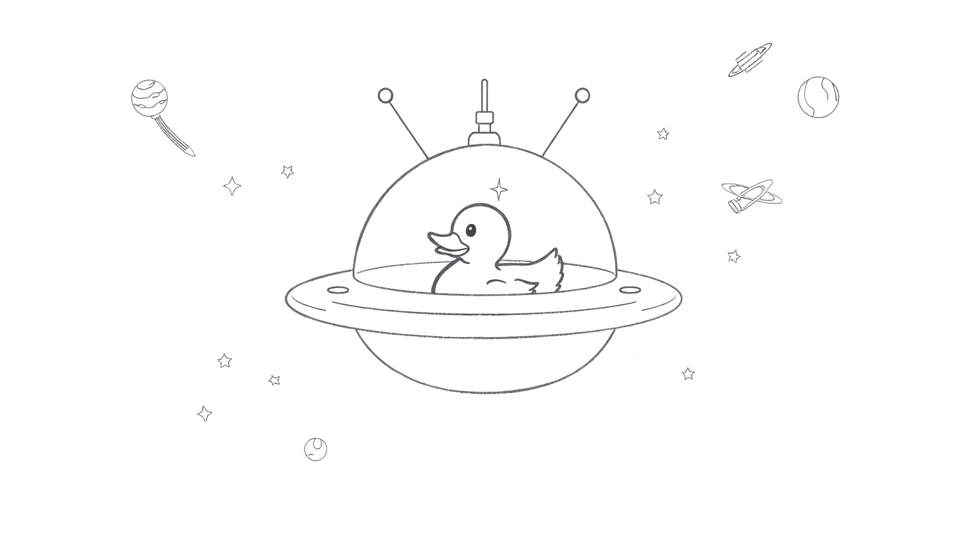 Duck in a UFO