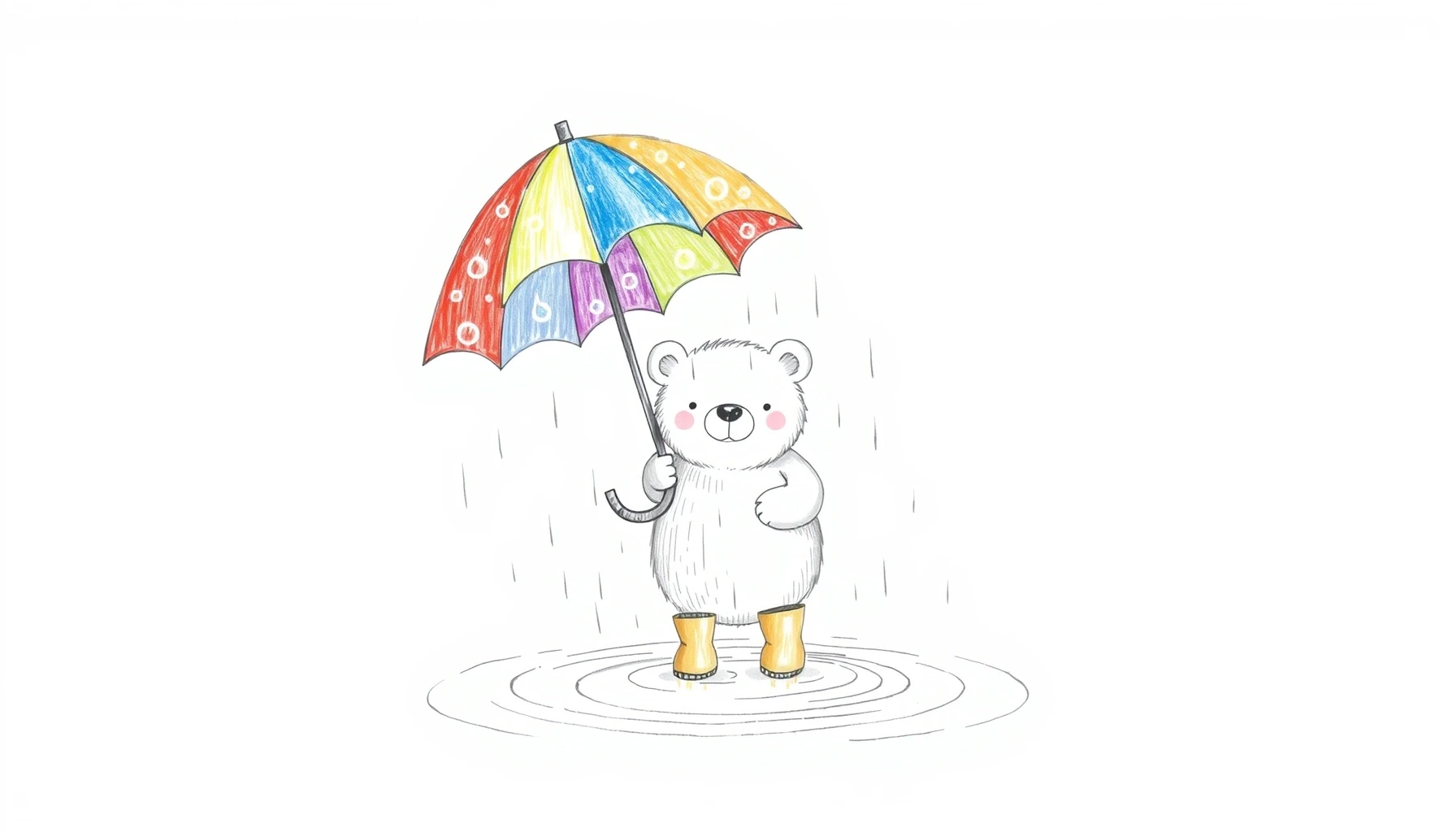 Rainy Day Bear Splash