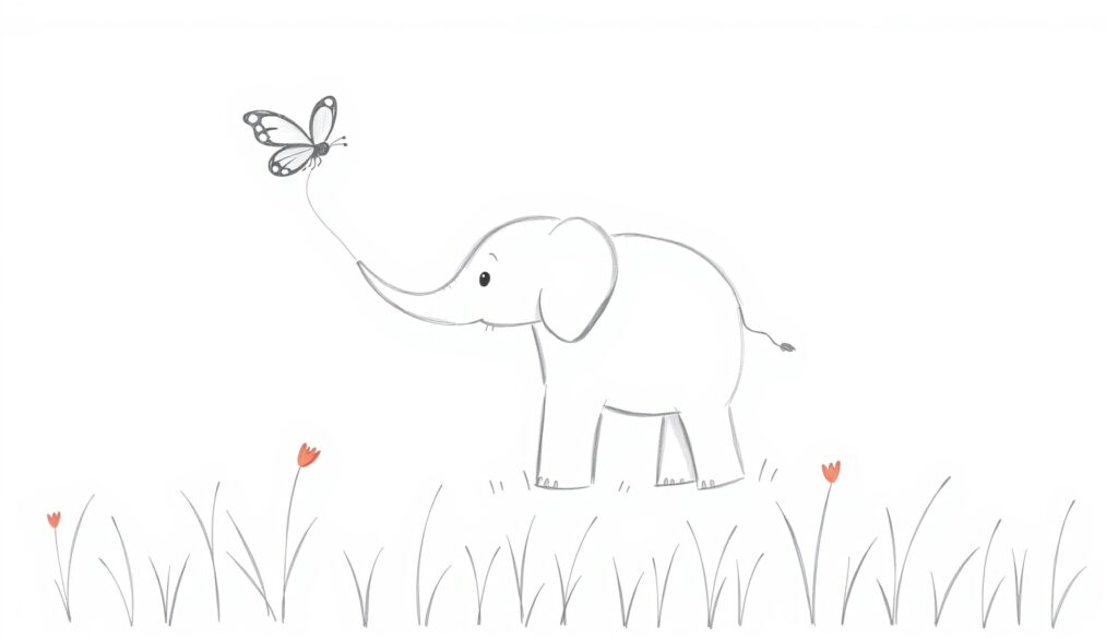 Butterfly-Chase-Elephant