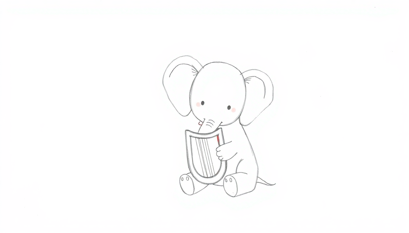 Harp-Player-Elephant