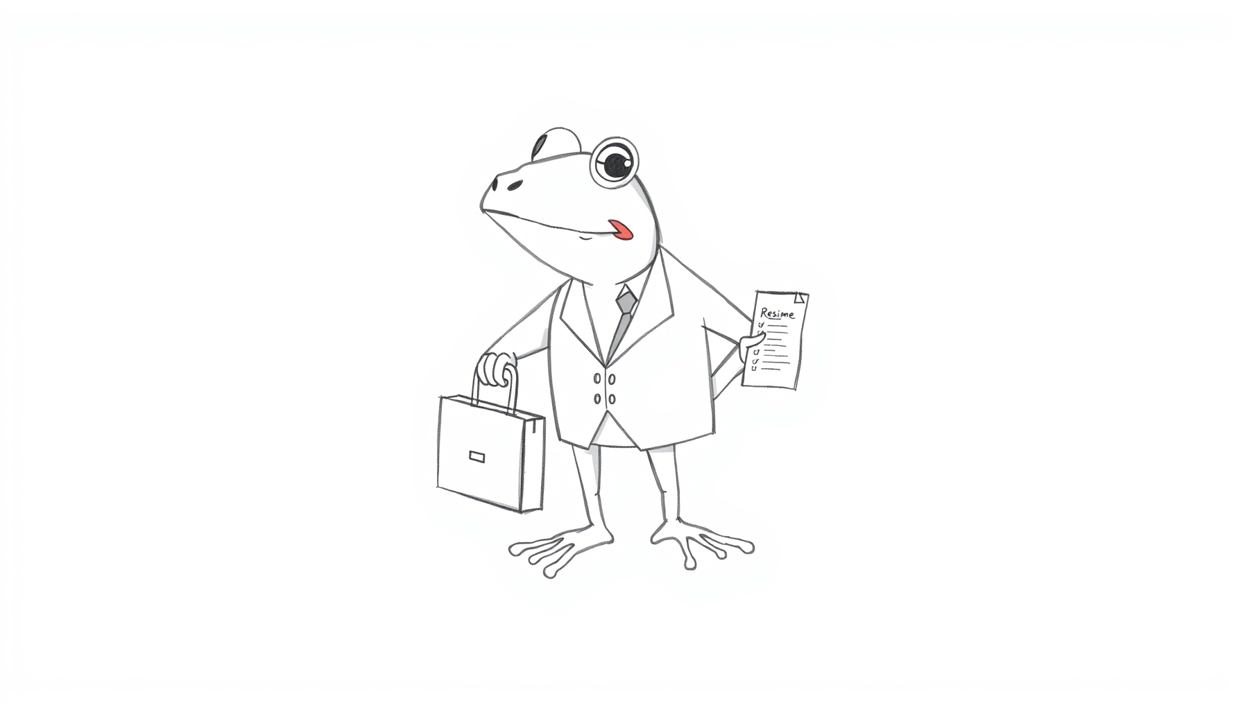 Job-Interview-Frog