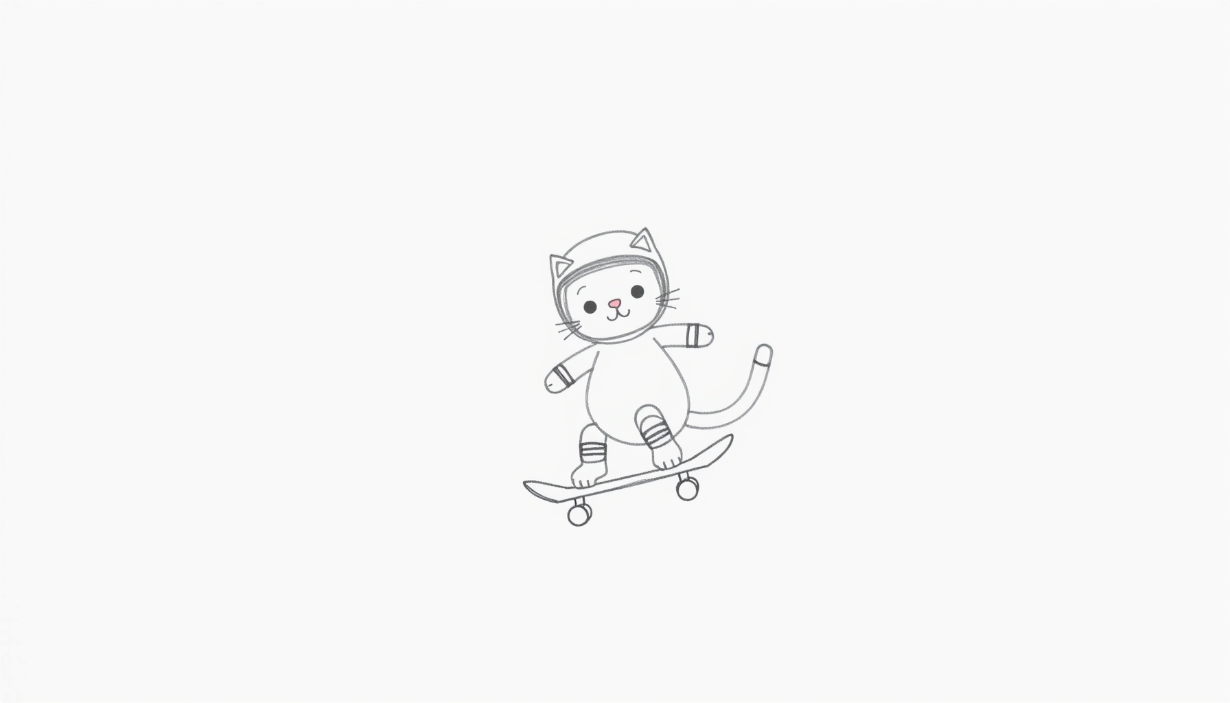 Skateboarder-Cat